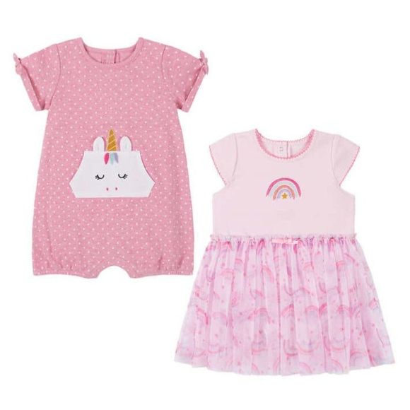 Kids Headquarters Dresses Unicorn Dress And Jumper Set Little Girls